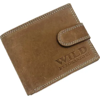 AKCE! Elegantní pánská peněženka WILD Barva: Světle hnědá