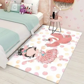 Koberec Koberec pro děti měkký růžový - 7,120 x 160 cm 47 x 63 palců