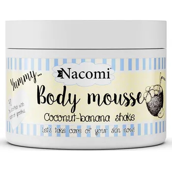 Tělový krém Nacomi, Tělová pěna Coconut-Banana Shake 180ml