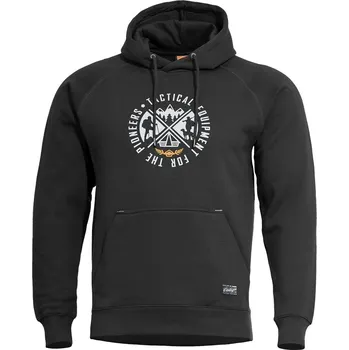 Pánská mikina PENTAGON mikina PHAETON TACTICAL EQUIPMENT s kapucí ČERNÁ