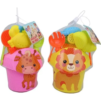 Hračka na písek Sada na písek, kbelík, nářadí, bábovky