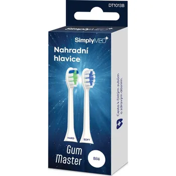 Péče o chrup SimplyMed Náhr.hlavice k sonic.kart. DT1013B bilé