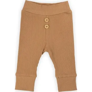 Kojenecké bavlněné tepláčky Nicol Miki hnědá 86 (12-18m)