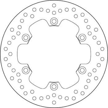 Brzdový kotouč Brzdový kotouč BREMBO 68B407M5 fix YAMAHA DT 125 X Supermotard 2005-2006