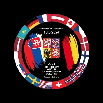 Puk FansArena Puk Ice Hockey World Championship Czechia MS 2024 Dueling 10.5.2024 Slovakia vs. Germany
