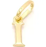 Zlatý přívěsek písmeno I 0,15g