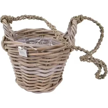 Květináč Proutěnný závěsný květináč M