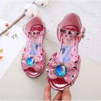 Dětská sálová obuv Frozen (Ledové království) Dívčí sandálky s motivem oblíbené animované pohádky "Frozen" Barva: Růžová, Velikost EUR: 30