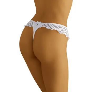 Dámské spodní prádlo Tanga Wol-Bar Fandango Barva: Bílá, Velikost: S