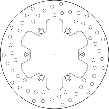 Brzdový kotouč Brzdový kotouč BREMBO Oro Fix - 68B407C1 YAMAHA TT 600 E 1997-2000