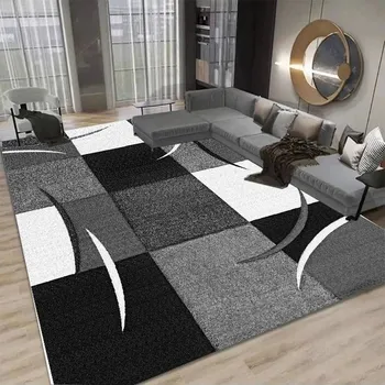 Koberec Moderní luxusní koberce do obýváku a ložnice | koberec s geometrickými tvary - 1,40 x 120 cm 16 x 47 palců