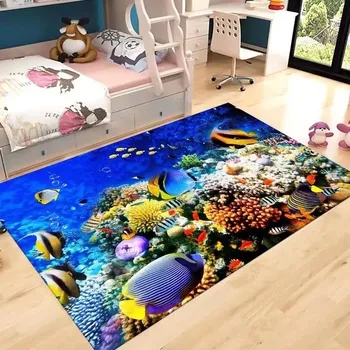 Koberec Dětský koberec s delfíny do koupelny - 13,140 x 200 cm 55 x 79 palců