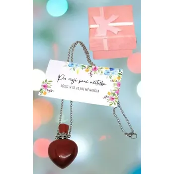 Dárkově balená lahvička na parfém nebo esenciální olej pro paní učitelku (NOVINKA - AKCE)