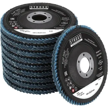 Řezný kotouč Brusný kotouč STROXX 125 x 22,23 mm - balení 10 ks Varianta: zrnitost 80