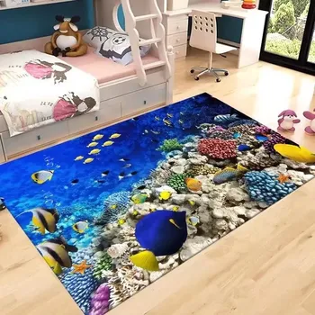 Koberec Dětský koberec s delfíny do koupelny - 14,40 x 60 cm 16 x 24 palců