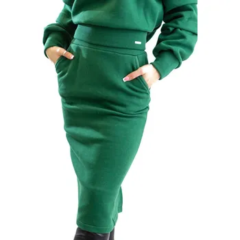 Dámská sukně Dámská tepláková sukně VSB ELIZABETH zelená, VELIKOST S/M