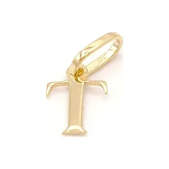 Přívěsek Zlatý přívěsek písmeno T 0,15g
