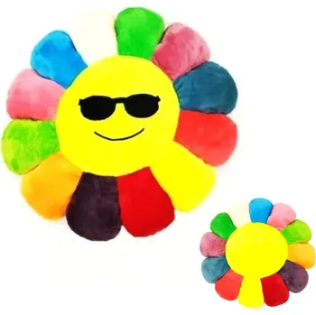 Dekorativní polštářek 4D mikroplyšový dětský polštářek Sluníčko Tiahome