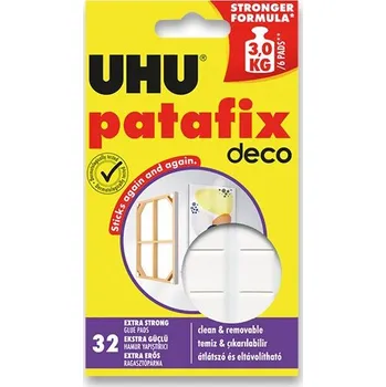 Kancelářské lepidlo Samolepicí guma Patafix Homedeco - 32 ks