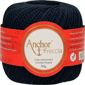 Příze Anchor Freccia 12 - 632 Ocelová modrá (Háčkovací příze Anchor Freccia 12 - 632 Ocelová modrá)