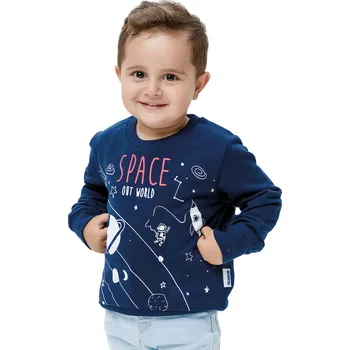 Chlapecká mikina Chlapecká mikina Space - navy 116