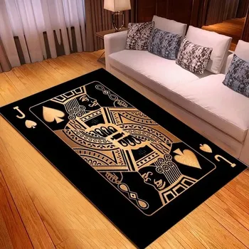 Koberec Koberec s motivem karetní hry do koupelny - 1,60 x 90 cm 24 x 36 palců