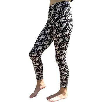 Dívčí oblečení Dívčí funkční legíny - Jednorožci - 98