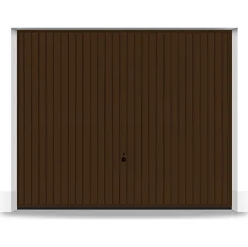 Výklopná garážová vrata Hörmann - hnědá (RAL 8028) Pohon: s pohonem PROLIFT + ovladač, Rozměr: 237x200 cm