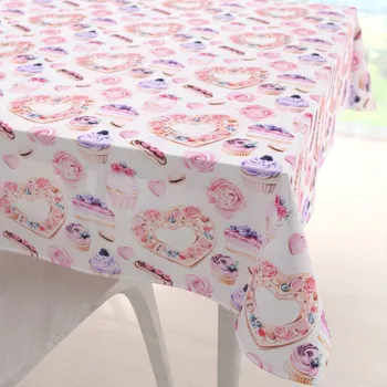 ubrus Dekorační čtvercový ubrus PML-037 Růžová cukrárna 50x50 cm