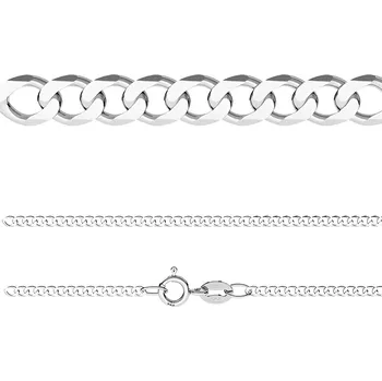 Řetízek 4U Stříbrný řetízek očkový PANCER 1,4 mm Délka: 45 cm