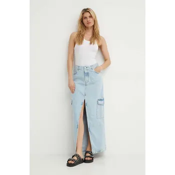 Dámská sukně Džínová sukně K+LUSHA maxi, KLASTREADF129KLW06 modrá 55J, vel. S