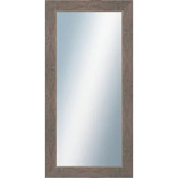 Zrcadlo DANTIK - Zarámované zrcadlo - rozměr s rámem cca 50x100 cm z lišty TOMAS šedá velká (3030)