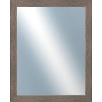 Zrcadlo DANTIK - Zarámované zrcadlo - rozměr s rámem cca 80x100 cm z lišty TOMAS šedá velká (3030)