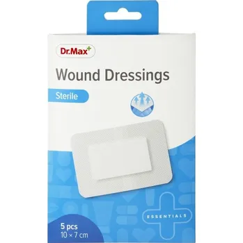 Náplast Dr. Max Wound Dressings Sterile 10x7 cm 5 ks
