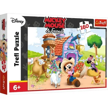 Hračka Trefl PUZZLE MICKEY MOUSE FARMÁŘEM 160 dílků