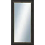 DANTIK - Zarámované zrcadlo - rozměr s rámem cca 60x120 cm z lišty GREECE černá (2641)