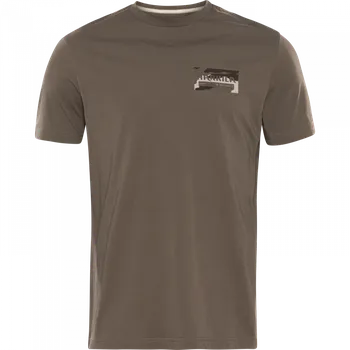 Pánské oblečení HÄRKILA - Core tričko pánské Brown granite M