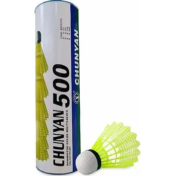 Raketový sport Acra košíčky badmintonové 500, 6 ks, žluté