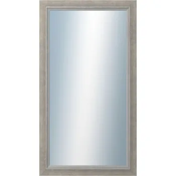 Zrcadlo DANTIK - Zarámované zrcadlo - rozměr s rámem cca 50x90 cm z lišty AMALFI šedá (3113)