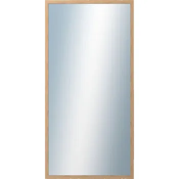 Zrcadlo DANTIK - Zarámované zrcadlo - rozměr s rámem cca 50x100 cm z lišty KASSETTE dub (2863)