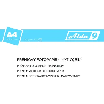 Fotopapír SURTEP, s. r. o. Fotopapír A4 140 g/m2, premium matný, bílý Kusy: 50 listů