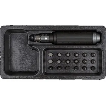 Sada nářadí Úderový šroubovák s bity ve výplni do dílenského vozíku