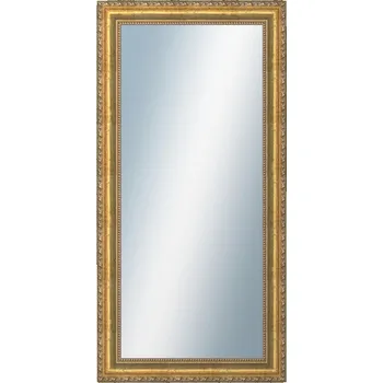 Zrcadlo DANTIK - Zarámované zrcadlo - rozměr s rámem cca 50x100 cm z lišty KLASIK zlatá (2824)