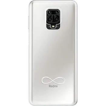 Pouzdro na mobilní telefon Odolné silikonové pouzdro iSaprio - čiré - Infinity - Xiaomi Redmi Note 9 Pro / Note 9S