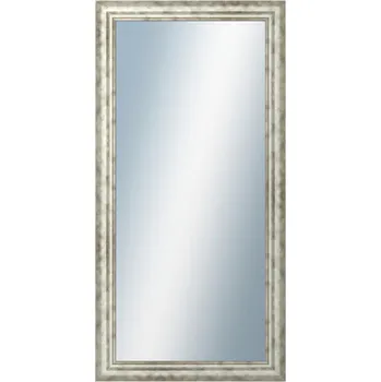 Zrcadlo DANTIK - Zarámované zrcadlo - rozměr s rámem cca 60x120 cm z lišty TRITON široký stříbrný (2950)