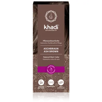 Barva na vlasy Popelavě hnědá Khadi