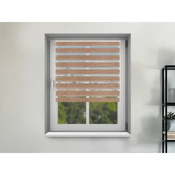 Roleta FEXI Zatemňovací Roleta Den a noc, Blackout II., Měděná, E 083 v POLO kazetě, 150x30 cm