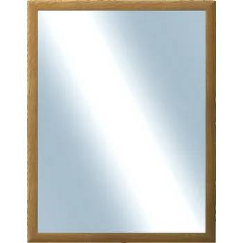 Zrcadlo DANTIK - Zarámované zrcadlo - rozměr s rámem cca 70x90 cm z lišty LEDVINKA hnědá (1441)