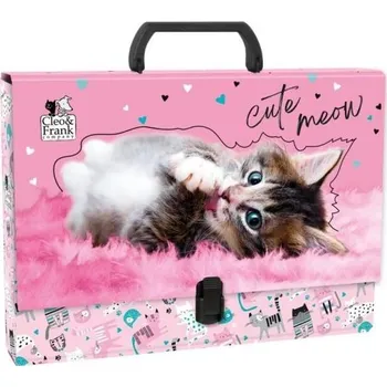 Školní kufřík KUFŘÍK CLEO A FRANK kočička DER ttr cf 35 Velikost: uni