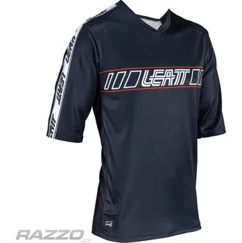 cyklistický dres Dres na kolo Leatt MTB Enduro 3.0 Jersey Black 2024 XXL